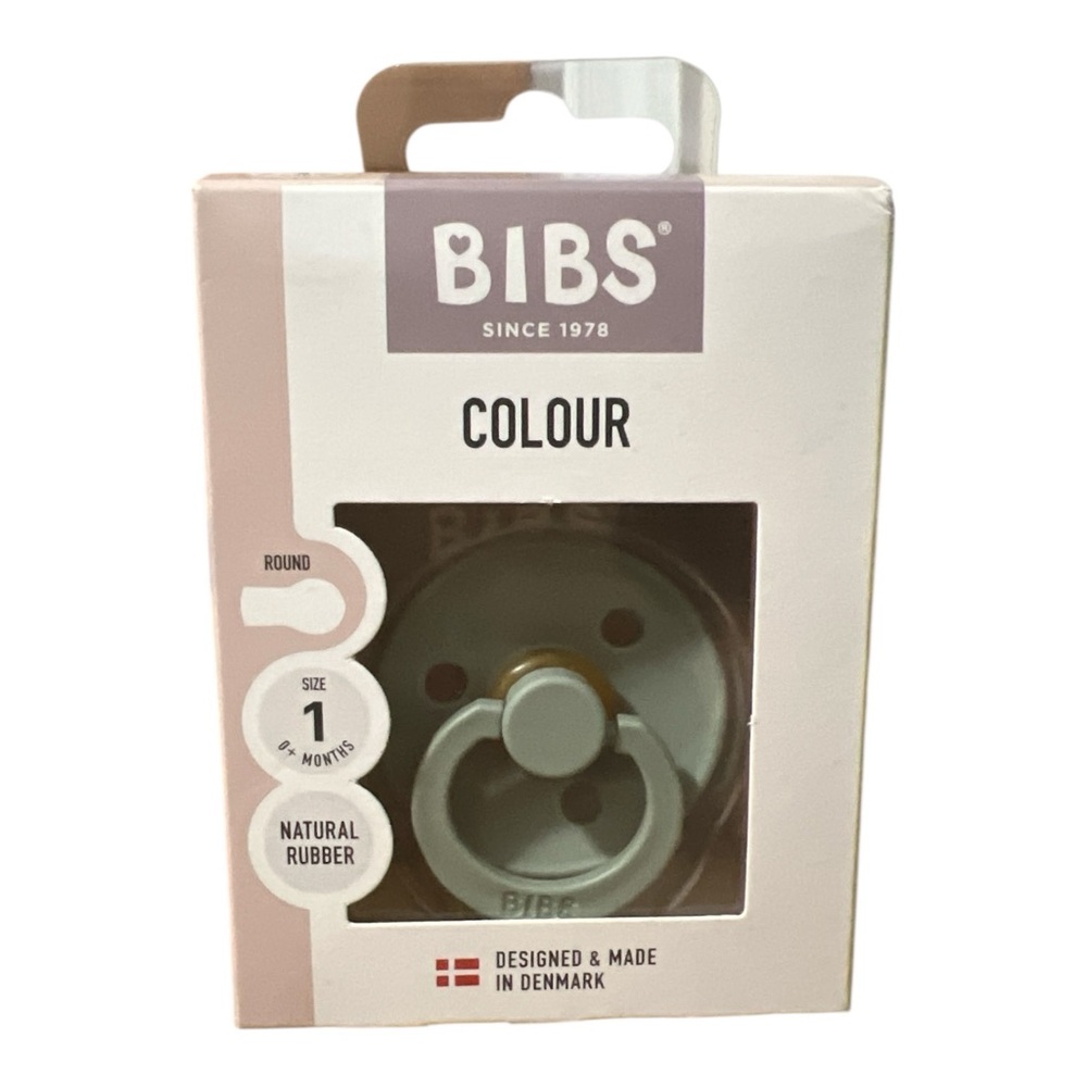 BIBS Natural Rubber Latex Pacifier Size 1, 0-6 Months, 1 Count